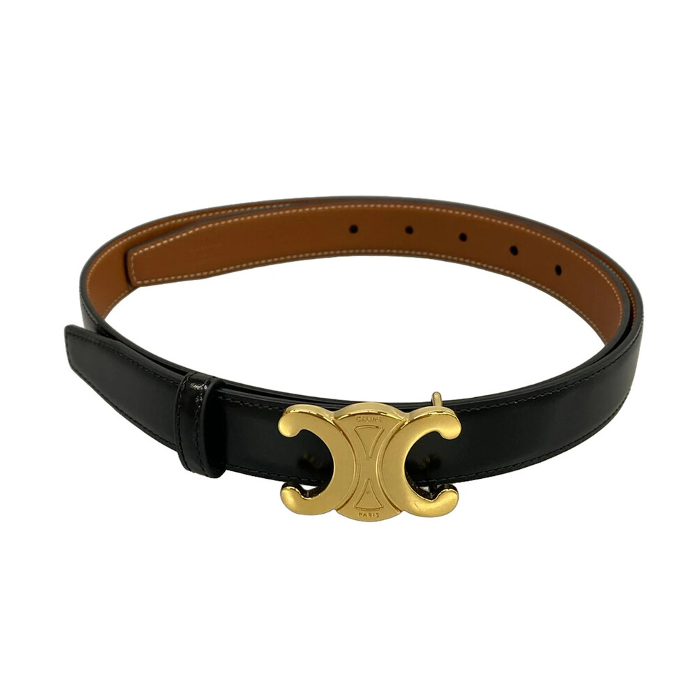 Celine Black Brown Gold Leather #363489C97B